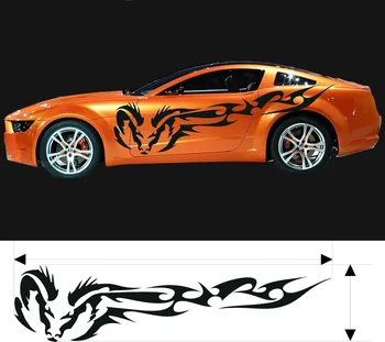 

For 2Pcs VINYL GRAPHIC DECAL KITS CAR BOAT TRUCK VARIATION F1-121 TRIBAL RAM AFTER MARKET Car styling
