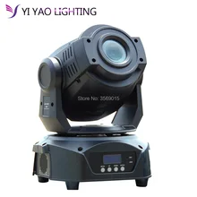 Горячая Распродажа 7 цветов+ 8 гобо 90 Вт Светодиодный точечный светильник DMX 512 16CH движущиеся головы сценические огни фокус 3 грани призмы эффект освещения