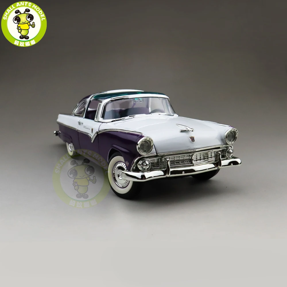 1/18 1955 Ford Crown Victoria Road Фирменная литая модель автомобиля игрушки для мальчиков и девочек подарок