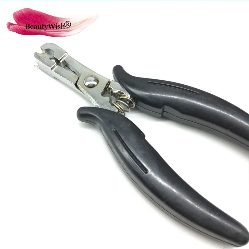 Keratin Bonding Cutter Alicate Nail U Tip Hair Extensison Pliers 2Pcs Rebonded Hair Extensions Keratin Fusion Pliers Tools Kit hair extension pliers