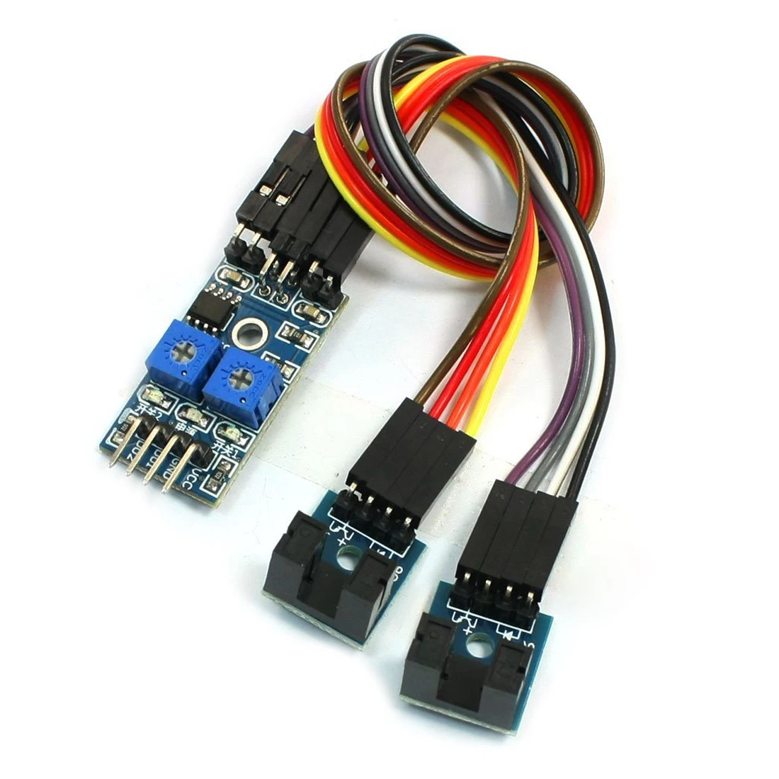 2 Channel Slotted Optical Switch Speed Detect Velocity Sensor Modulein