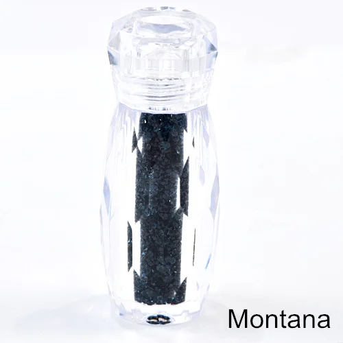 Montana 1 бутылка Кристальный гравий многоцветный Мини Pixie стразы горячей фиксации Стразы кругу проложен Микро Циркон блеск для ногтей украшение B3760 - Цвет: Montana