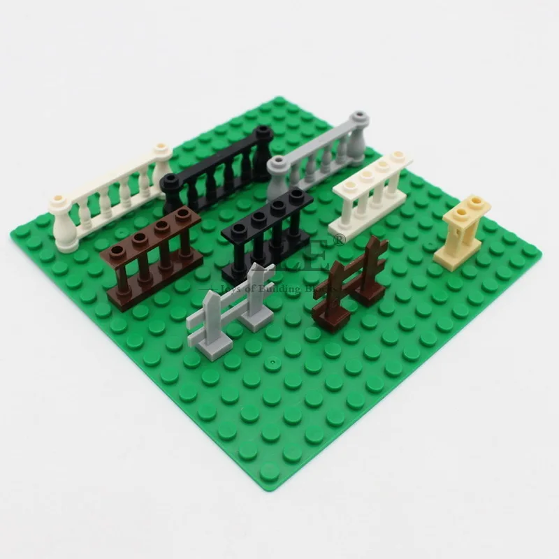 Moc مدينة بنيت سياج سكة حديدية الشارع الرؤية درابزين الحرس بار DIY بناء كتلة تنوير الطوب متوافق مع يتجمع الجزيئات Moc مدينة بنيت سياج سكة حديدية الشارع الرؤية درابزين الحرس بار DIY بناء كتلة تنوير الطوب متوافق مع يتجمع الجزيئات
