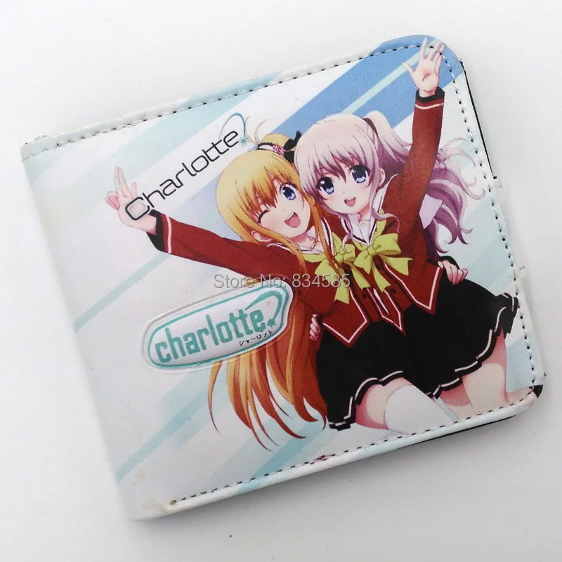 

Anime Charlotte Tomori Nao PU Short Button Wallet/Purse with A Solid Anime Mark