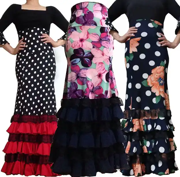 saia para dança espanhola