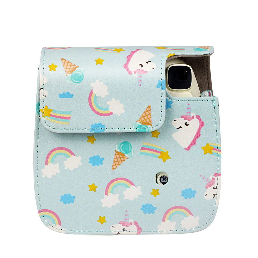 Пленка FUJIFILM Mini8/8 +/9 Rainbow INS из искусственной кожи сумка для камеры Instax Unicorn защитный