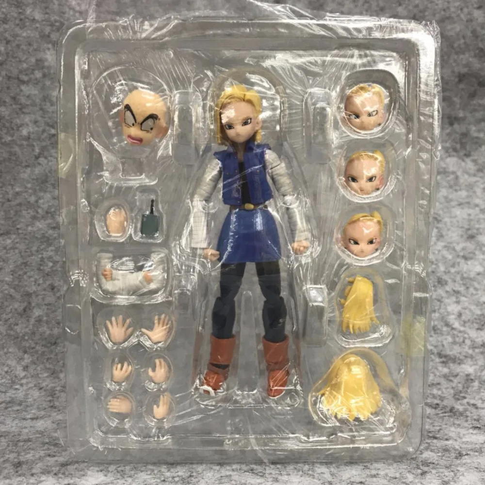 13cm Dragon Ball Z Android 18 Lazuli Joint movable action figure PVC toys collection doll anime cartoon model for friend gift 13cm Dragon Ball Z Android 18 Lazuli Joint movable action figure PVC toys collection doll anime cartoon model for friend gift