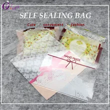 100 шт./упак. белый прозрачный Пластик Сумки на день рождения Свадебные украшения выпечки печенья Подарочная конфетная упаковочная сумки