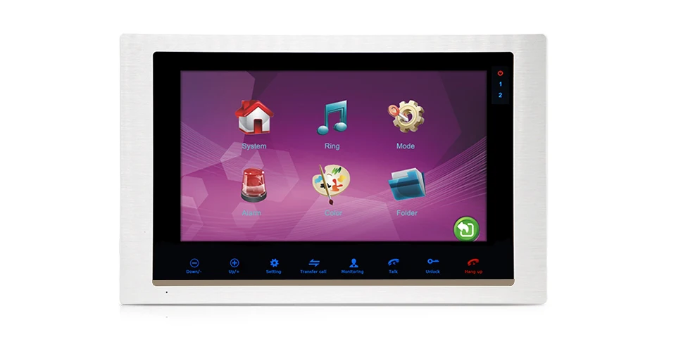 JeaTone 10" 4-wired Door Phone Video Intercom Video doorbell monitor Intercom + Extra 1200TVL Security Camera Waterproof System