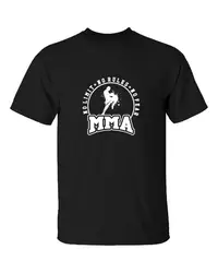 100% хлопок Принт мужская летняя с круглым вырезом Gymer Kick Boxer футболка для тренировок или Singlet-Cage Fighter gear & одежда футболка