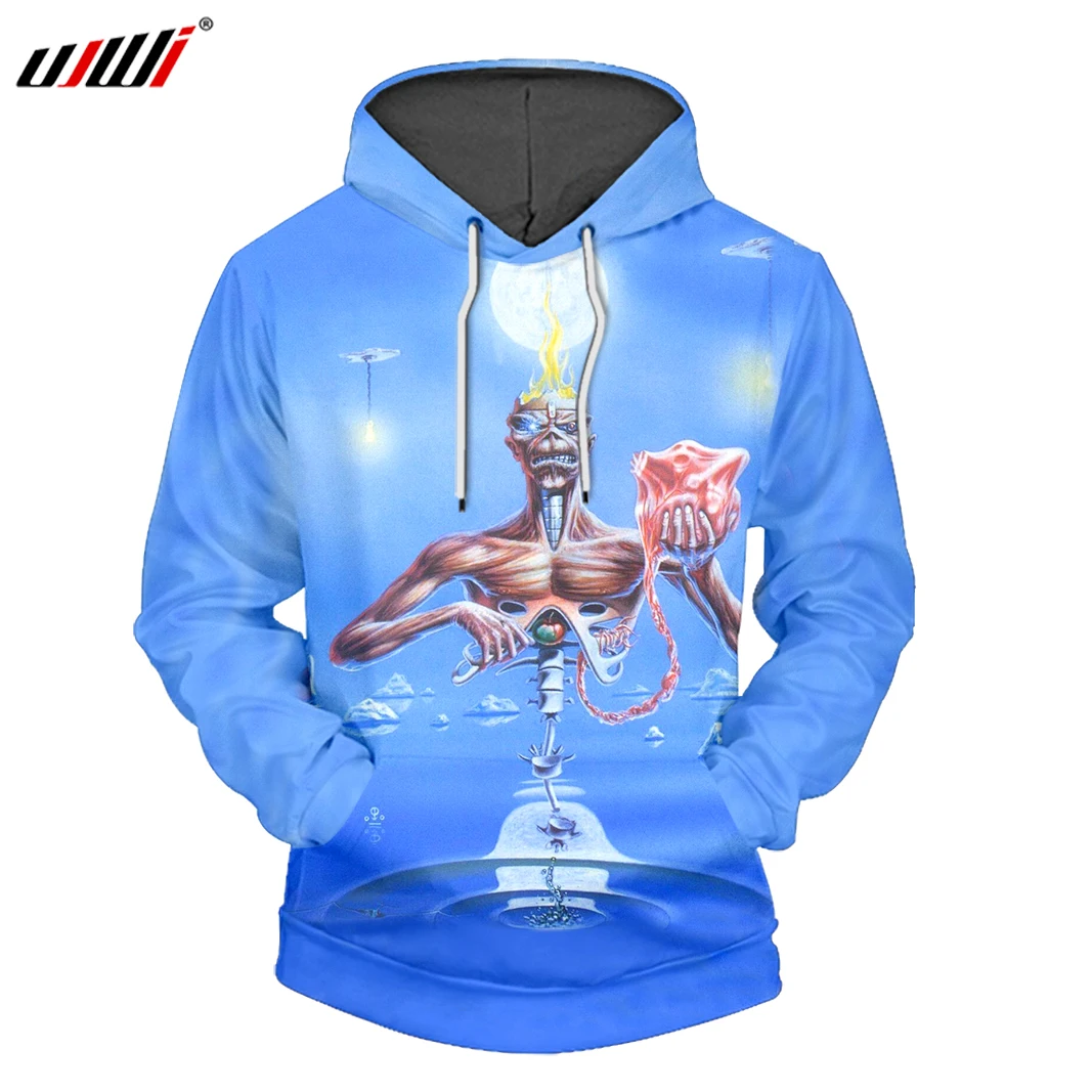 UJWI Blue Hoodies Men Fashion Harajuku 3D Digital Print Skull Skeleton Sweatshirt Hoodie Male Long Sleeve Hooded Pullovers Coats UJWI Blue Hoodies Men Fashion Harajuku 3D Digital Print Skull Skeleton Sweatshirt Hoodie Male Long Sleeve Hooded Pullovers Coats