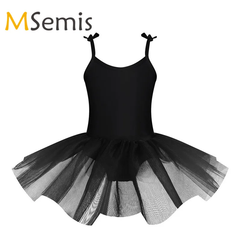 

Kids Girls Ballet Dress Gymnastics Leotard Girls Dress Adjustable Spaghetti Shoulder Straps Fancy Costume Ballet Dance Ballerina