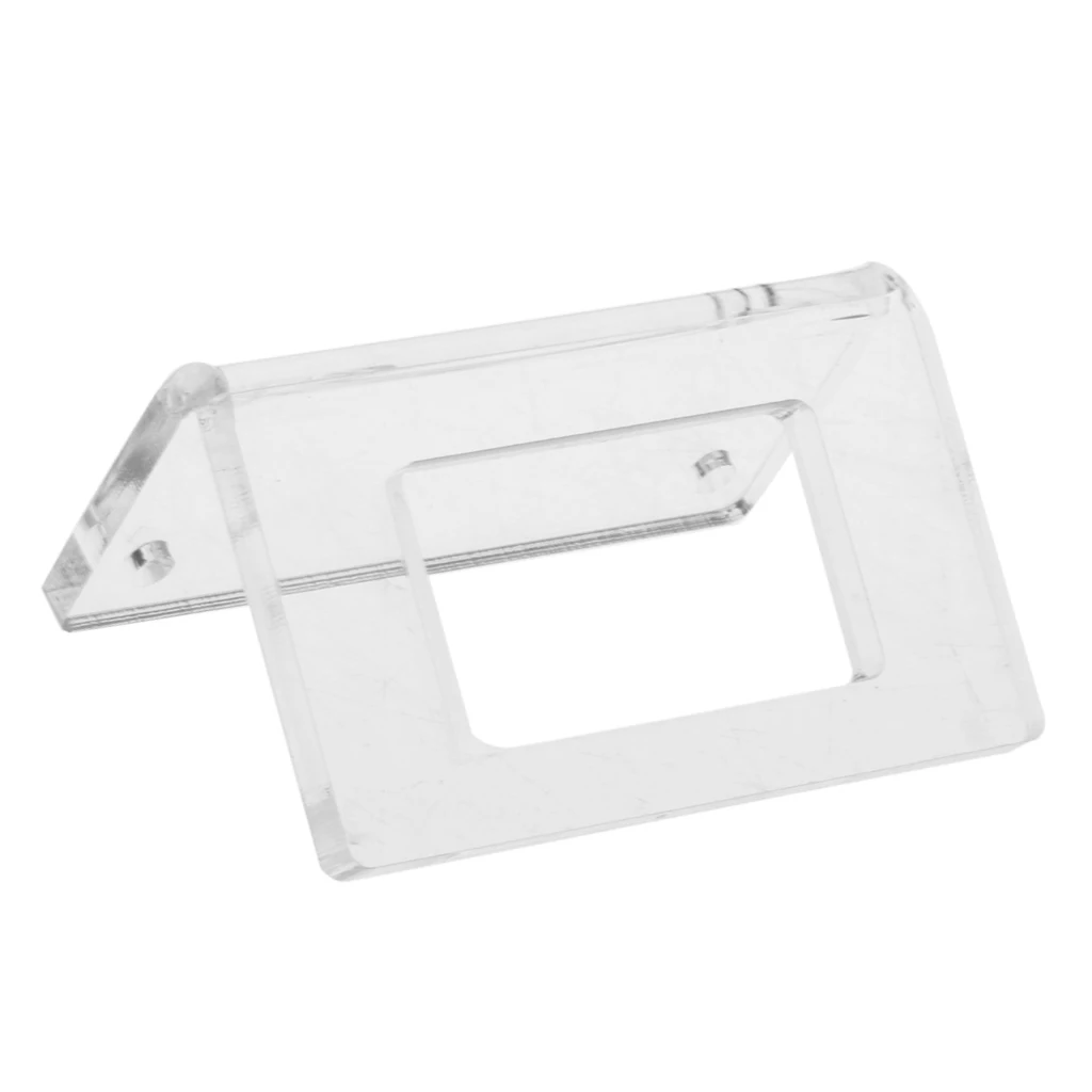 Dovewill PC Water-cooled Thermoscope Meter Thermometer Acrylic Bracket Holder White