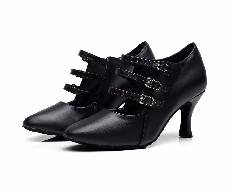 leather salsa shoes