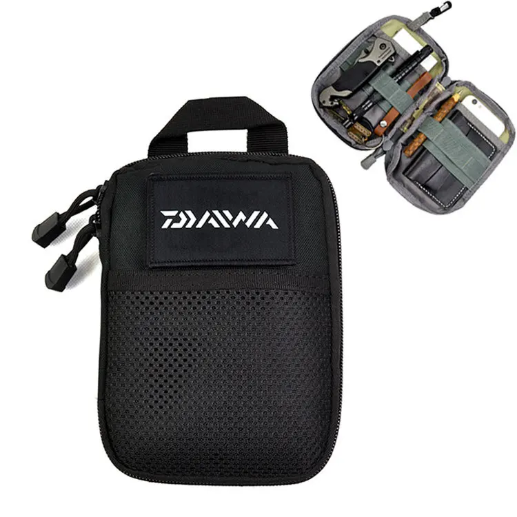 

Outdoor fishing DAIWA Dawa bag portable compact large capacity pockets sea fishing rock fishing multi-function For Fishing