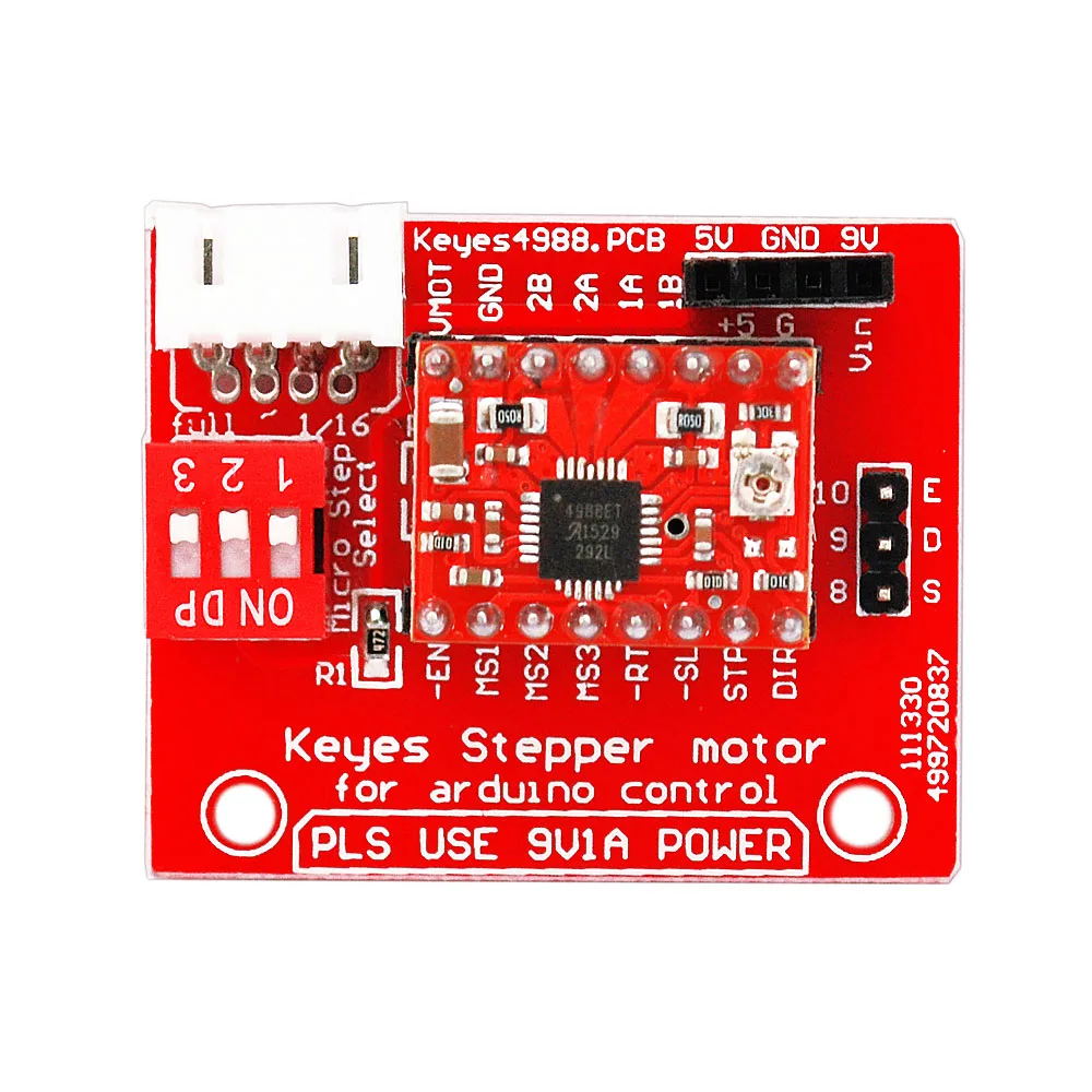 

KEYES A4988 driver control panel and A4988 driver for arduino
