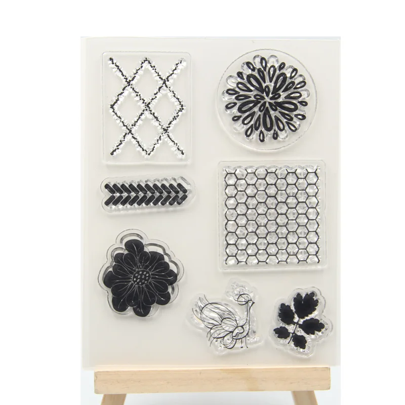 

KLJUYP Clear Stamps Scrapbook Paper Craft Clear stamp scrapbooking 03052