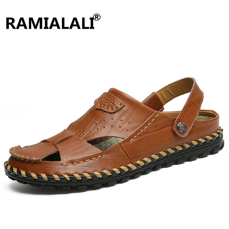 New Fashion Summer Beach Sandals Breathable Men Sandals Brand Genuine