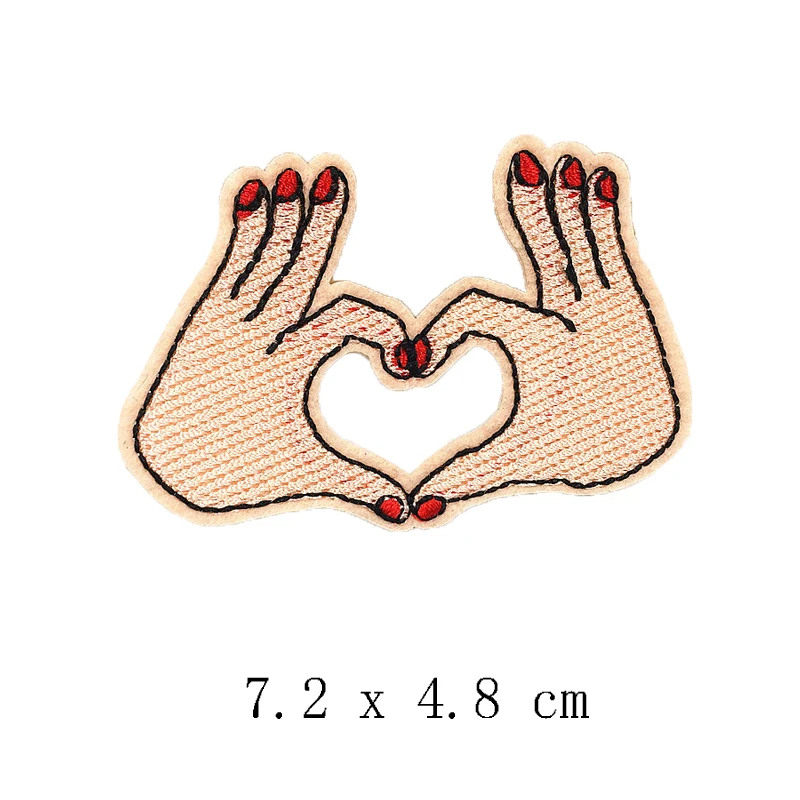 1 PC Cartoon Animal Shape Cloth Stripes Stickers for Clothes Embroidery Patch On Backpack Jeans Patches for Clothing Iron