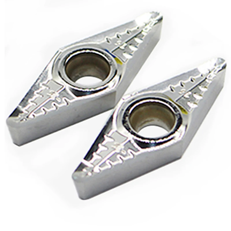 

10pcs VCGT220516 AK H01 VCGT Aluminum cutter blade Insert Cutting Tool turning tool CNC Tools AL +TIN Alloy wood