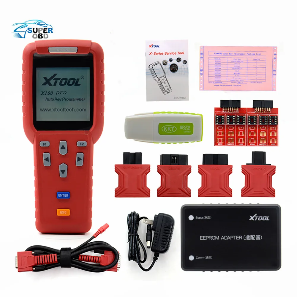 Prix pour CHAUDE!!! d'origine xtool x100 pro auto key programmeur x100 + mise à jour version x100 pro programmeur principal avec eeprom adaptateur dhl livraison Prix pour CHAUDE!!! d'origine xtool x100 pro auto key programmeur x100 + mise à jour version x100 pro programmeur principal avec eeprom adaptateur dhl livraison