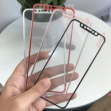 10 шт 3D полное покрытие Tianium металлический край закаленное стекло для iPhone 11 Pro Max XS XR X 8 7 6 6S Plus 9H Взрывозащищенный протектор экрана