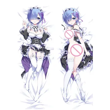 

Anime RE ZERO Starting Life in Another pillow Covers Dakimakura case Sexy girl 3D Double-sided Bed Hugging Body pillowcase RZ05