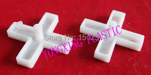 

100pcs/bag 5.0mm with handle plastic cross/ tice spacer/tracker/locating/ceramic cross white color locate the ceramic tile
