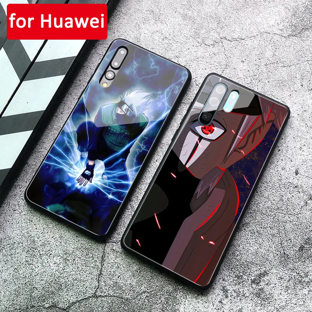 

FinderCase for Huawei P10 Case NARUTO Kakashi Tempered Glass Case for Huawei Mate 9 10 Pro P10 P20 Honor V9 V10 Play Nova 3e