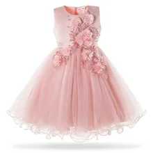 Cielarko Pink White Flower Girl Wedding Dress Kids Formal Party Ball Gown Frock For 3-10 Year Children Birthday Princess Dresses Cielarko Pink White Flower Girl Wedding Dress Kids Formal Party Ball Gown Frock For 3-10 Year Children Birthday Princess Dresses