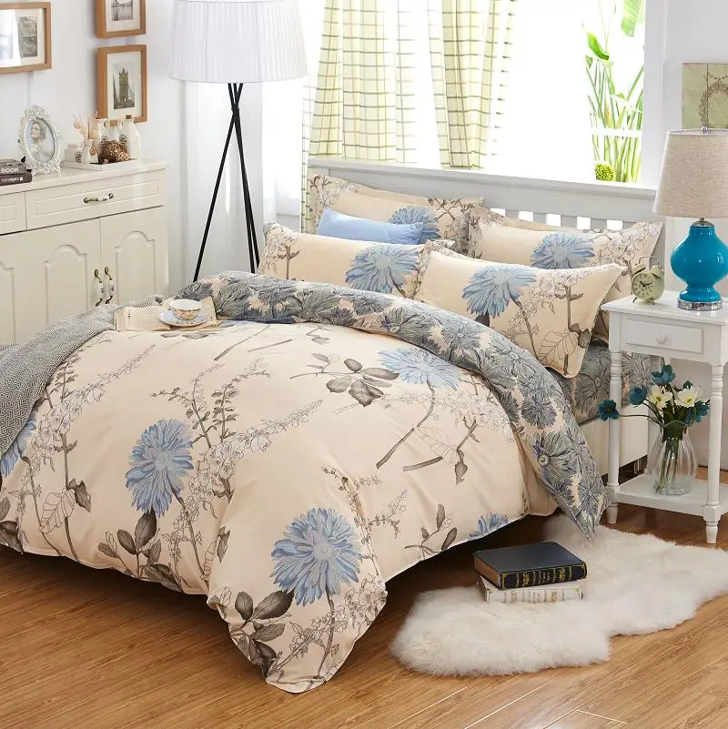  Home Textiles Bedding Set Bedclothes include Duvet Cover Bed Sheet Pillowcase Comforter Bedding Set