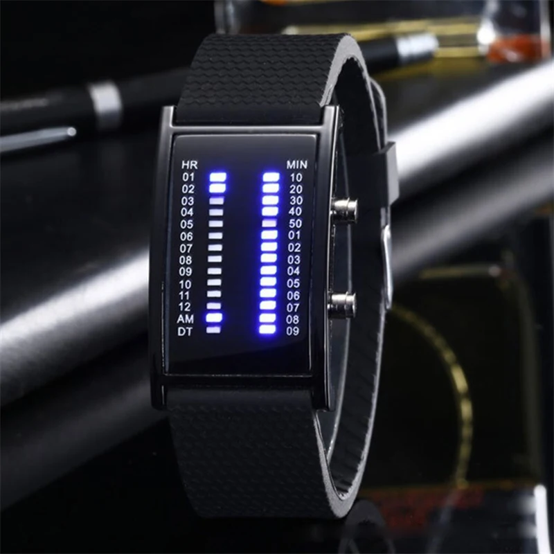 

Fashion Creative Sport Watch Men top brand luxury Strap LED Display Watches Waterproof Digital Watch reloj hombre montre Relojes