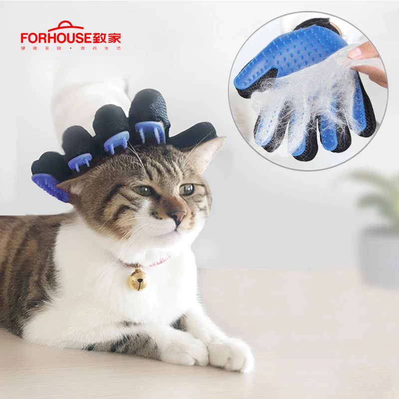 

Silicone Pet Bath Brush Comb Glove Deshedding Dog Shedding Grooming Gloves Comb Cleaning Supplies Cat Brush