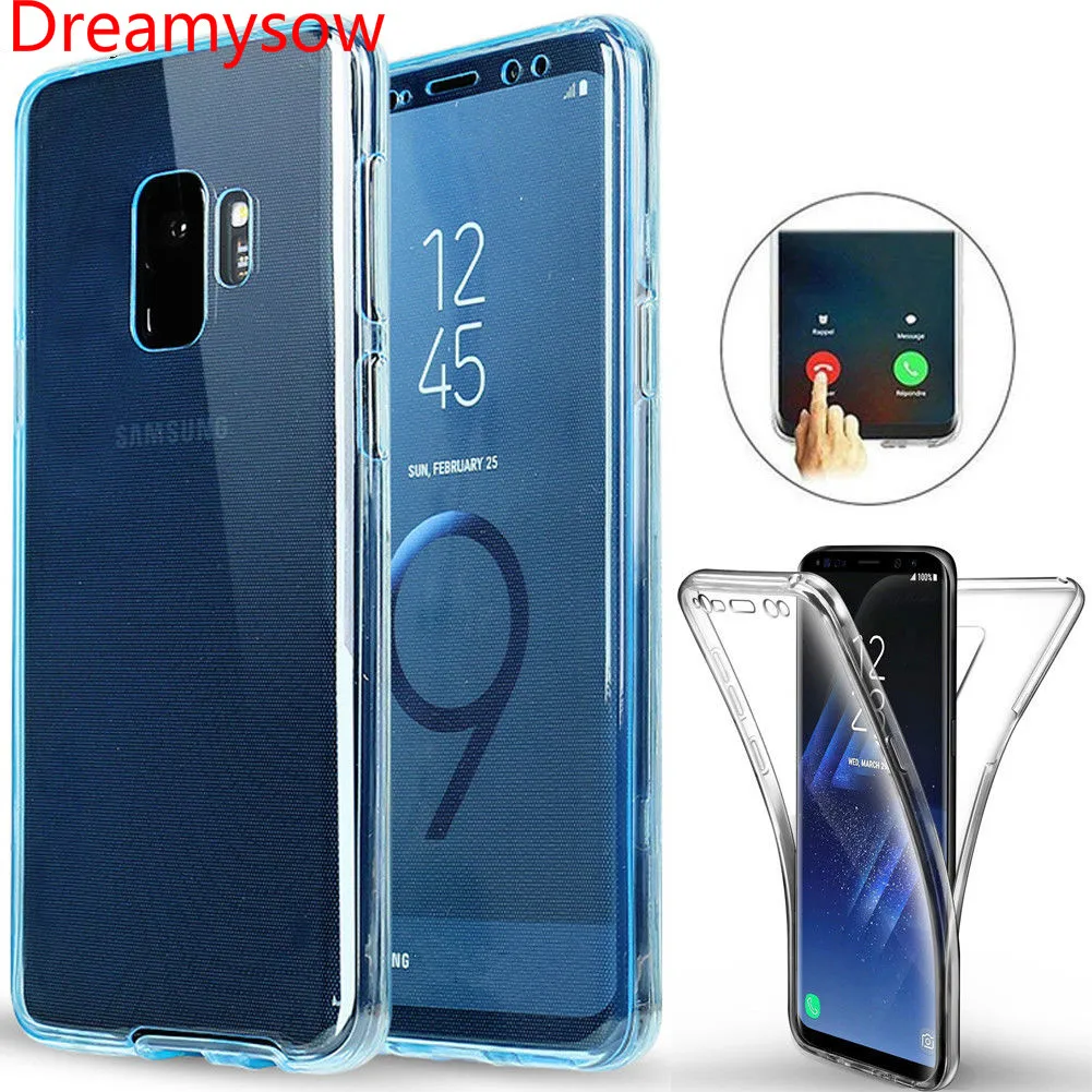 

Full Body 360 Degree Case for Samsung Galaxy M10 A10 A30 A40 A50 A6 A8 J4 J6 plus J8 2018 Note 8 9 S10 S9 S8 S7 Soft Clear Cover