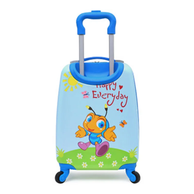 Новинка, мультяшный детский чехол на колесиках для путешествий, детский Багаж, двусторонний багажный ящик с рисунком, коробка для прокрутки, дорожная сумка на колесиках