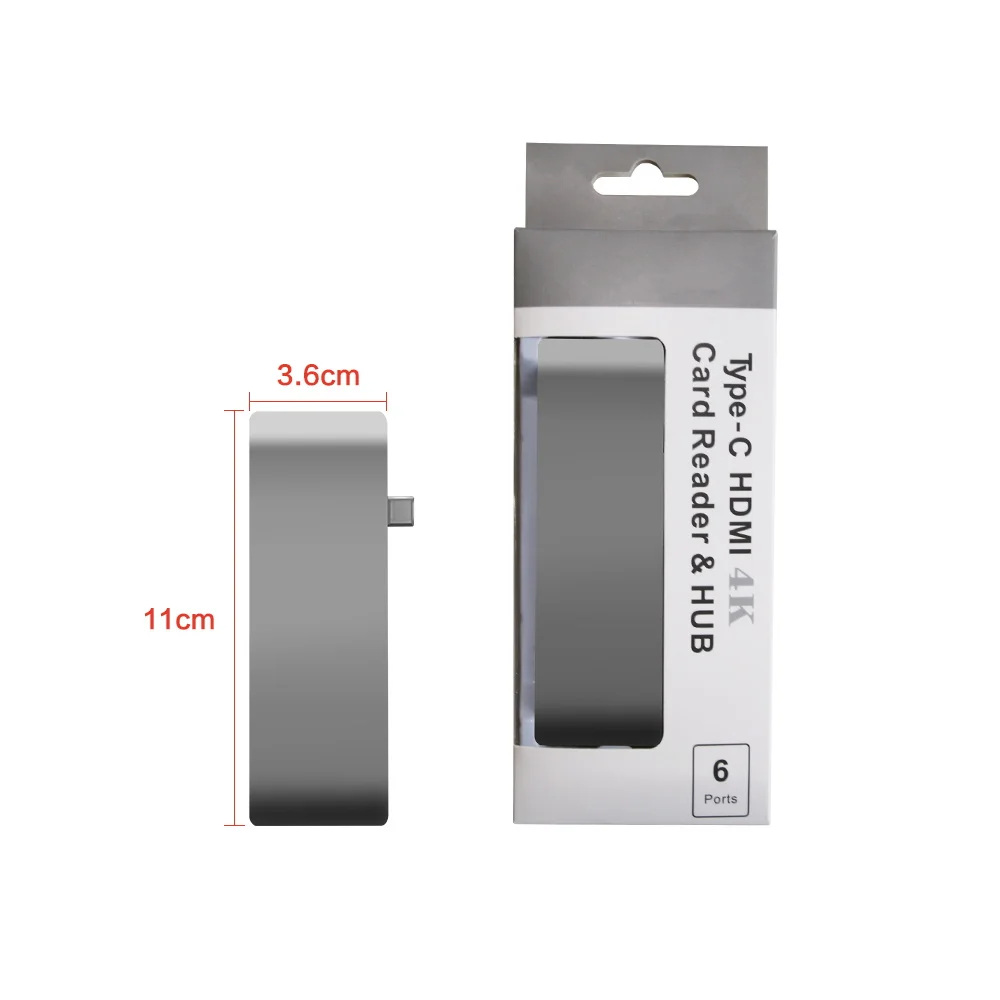 USB концентратор с Type C на HDMI 4K 3 0 адаптер Thunderbolt Dock PD SD/TF кардридером для Macbook Pro Samsung