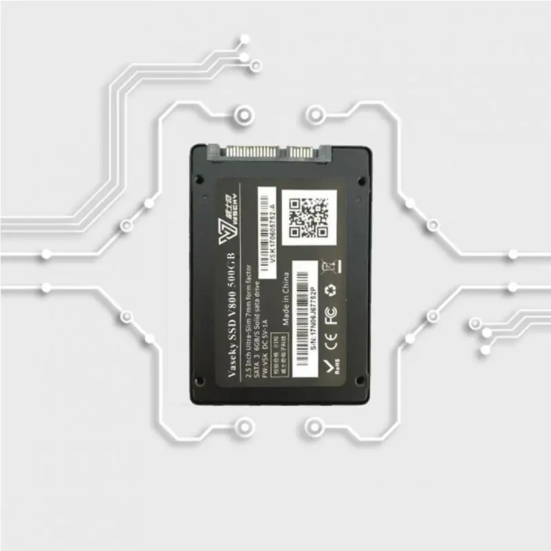 Vaseky HHD SATA V800 SSD 500GB 240GB HDD компьютерный жесткий диск 2,5 дюймов Внутренний твердотельный диск SATA3 3,0 3,0 60G 64G 120G 128G