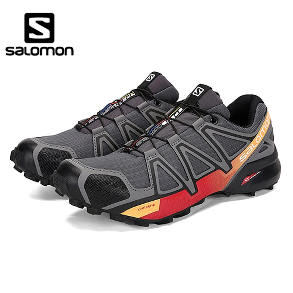 

Salomon Men sneakers Shoe Speed Cross 4 CS Outdoor Sport Athletic Zapatillas Hombre Jogging Running Mujer Shoes size 40-46