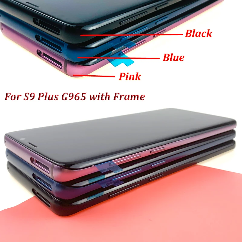

5.8" For Samsung Galaxy S9 LCD Display Touch Screen Digitizer Assembly With Frame 6.2" For Samsung S9 Plus G9650 LCD