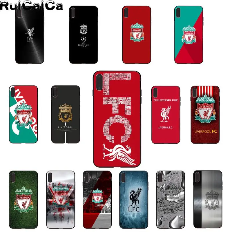 

RuiCaiCa FC Liverpool soccer football Customer High Quality Phone Case for Apple iPhone 8 7 6 6S Plus X XS MAX 5 5S SE XR Cases