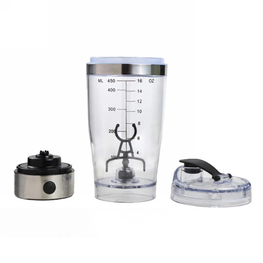 2018 450ML TORQ Electric Protein Shaker USB Shaker Bottles Milk Coffee Blender Water Bottle Movement Vortex Tornado Smart Mixer