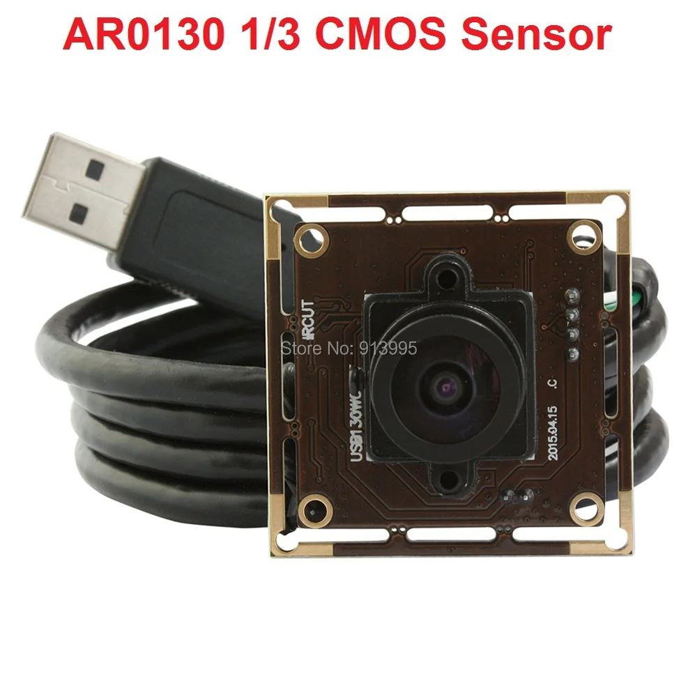 Бесплатная доставка 5 штук 1.3mp 2.1 мм Объектив низкой освещенности AR0130 CMOS сенсор USB модуль камеры для ATM, киоск, автоматах