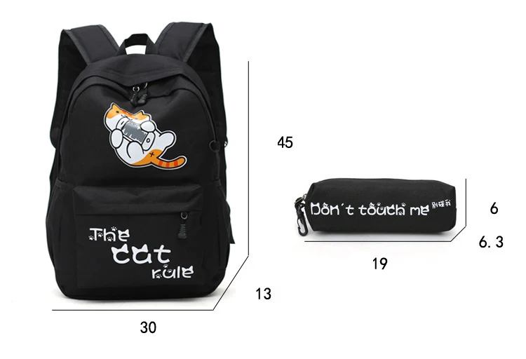 Аниме Япония Неко Atsume кошка задний двор мультфильм Холст Дорожная сумка Школьный рюкзак рюкзаки для подростков мальчиков девочек