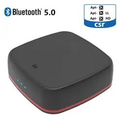 Bluetooth 5,0 приемник передатчик для ТВ, 2-в-1 Bluetooth адаптер аудио, оптический TOSLINK, 3,5 мм AUX и RCA кабель, aptX HD