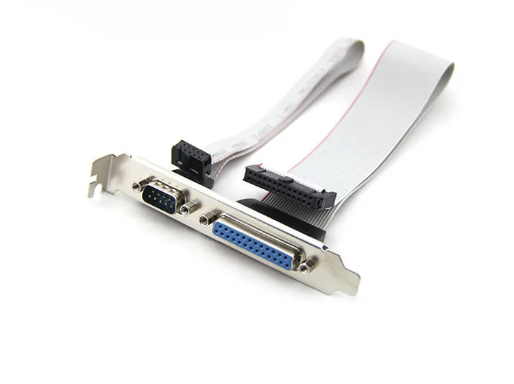 25 hole 9 pin COM baffle line dual port motherboard DB9 serial port LPT