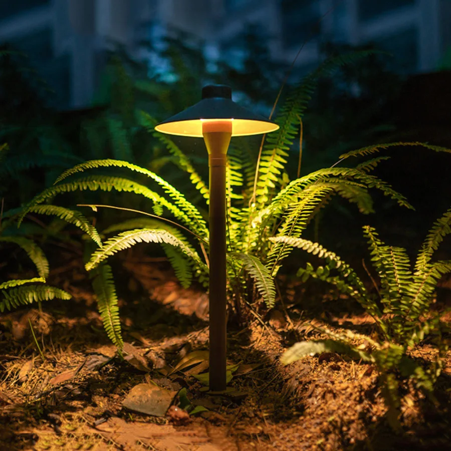 Pilar de Luz do Gramado do Jardim ao ar Caminho de Alumínio Cogumelo Thrisdar Livre Bollard Pátio Villa Gramado Caminho Lawn Light Luz