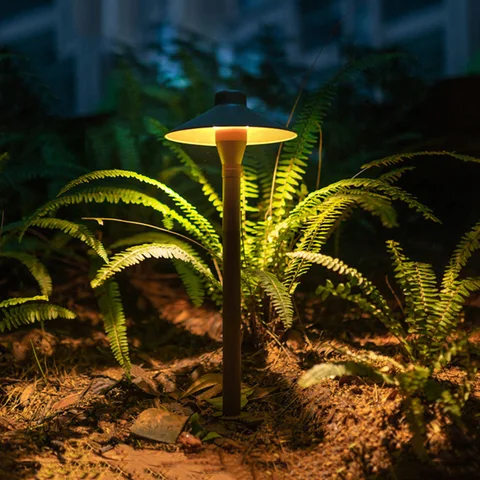 Pilar de Luz do Gramado do Jardim ao ar Caminho de Alumínio Cogumelo Thrisdar Livre Bollard Pátio Villa Gramado Caminho Lawn Light Luz