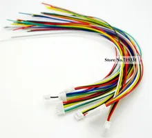 10 peças jst 1.25mm 2/3/4/5/6/7/8/9/10/11/12 pinos conector fêmea com cabo