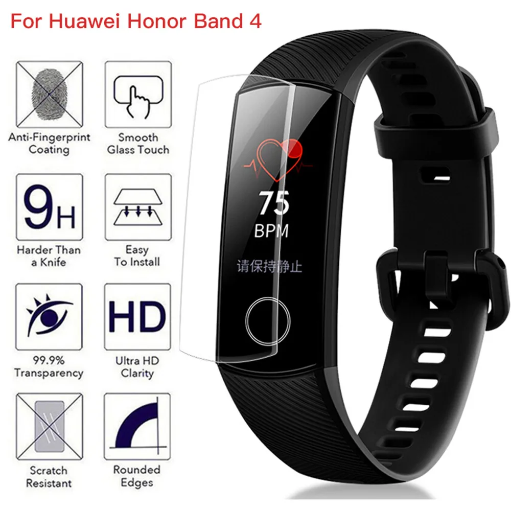 Пленка для Huawei Honor Band 5 4 защитная пленка экрана HD TPU Мягкая против царапин Ультра