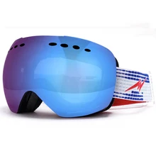 Лыжные очки для мужчин и женщин, Молодежные зимние спортивные очки для сноуборда, UV400, противотуманные лыжные очки, очки для мотокросса, лыжные маски, очки